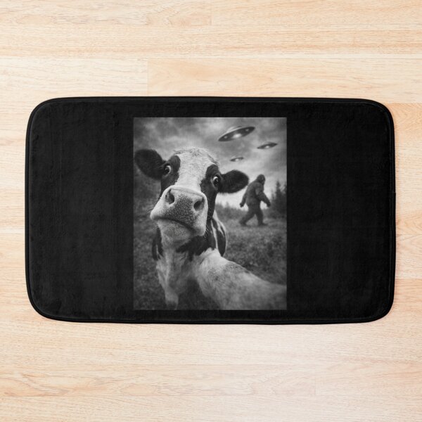 Item preview, Cow Bigfoot UFO Selfie Funny Absurdist Meme Gift designed and sold by Say It With Ink.