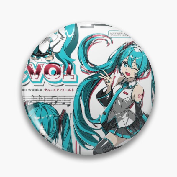 Item preview, Hatsune Miku Virtual Singer Vocaloid Collage - Cyber Teal Graphic designed and sold by Fabioforero.