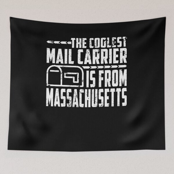 Item preview, Coolest Mail Carrier Massachusetts Funny Mailman designed and sold by shoppzee.