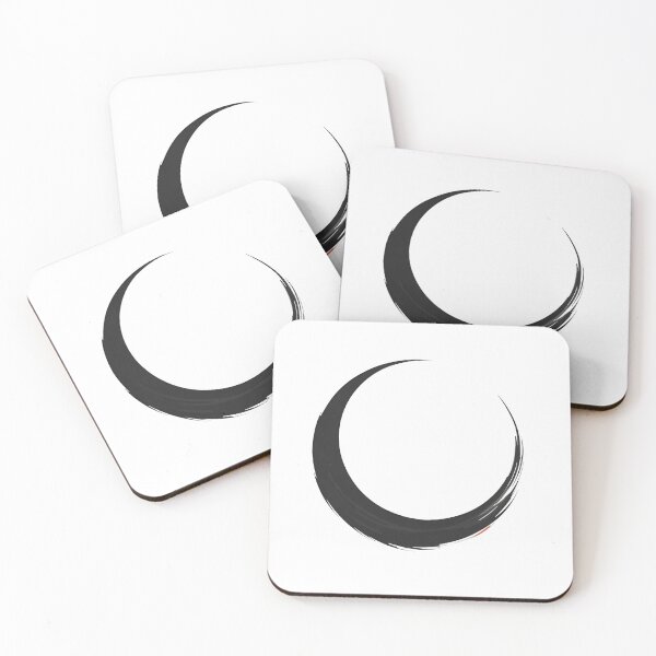 Item preview, Eclipse Brush Circle Minimalist Zen Art designed and sold by Idrojibz.