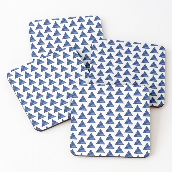 Item preview, Navy Watercolor Triangle designed and sold by Blink Art Studio.