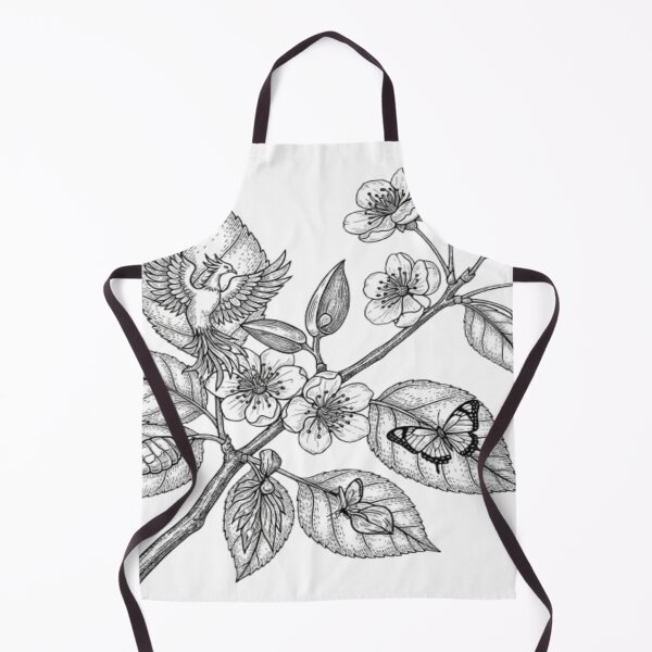 Item preview, Botanical Harmony – Bird and Blossom Design designed and sold by Cristhian Almanza.