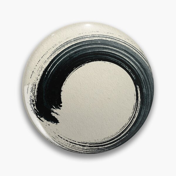 Item preview, Minimal Enso Circle - Single Brush Stroke Zen Art designed and sold by SlowRegardArt.