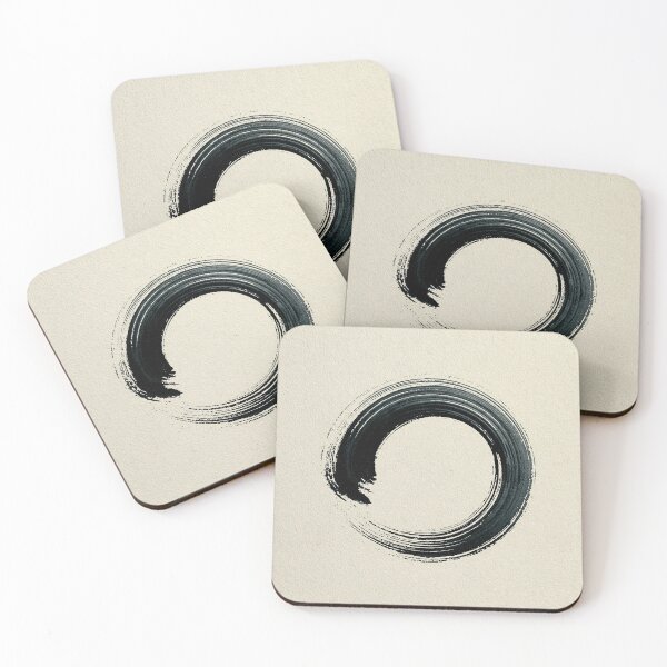 Item preview, Minimal Enso Circle - Single Brush Stroke Zen Art designed and sold by SlowRegardArt.