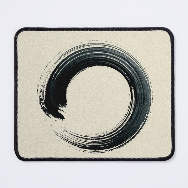 Item preview, Minimal Enso Circle - Single Brush Stroke Zen Art designed and sold by SlowRegardArt.