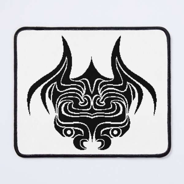 Item preview, Black Pixelated Insectoid Tattoo Emblem designed and sold by creatornator5.