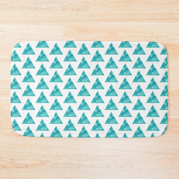 Item preview, Turquoise Watercolor Triangle designed and sold by Blink Art Studio.