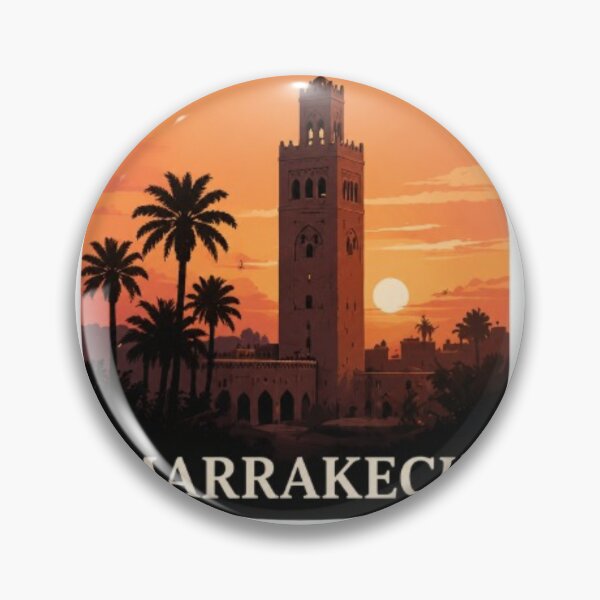 Item preview, Marrakech morocco vintage travel poster designed and sold by Med-Smart.