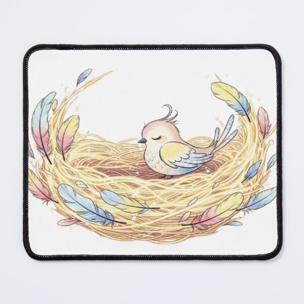 Item preview, Golden Nest – Bird of Serenity Design designed and sold by Cristhian Almanza.