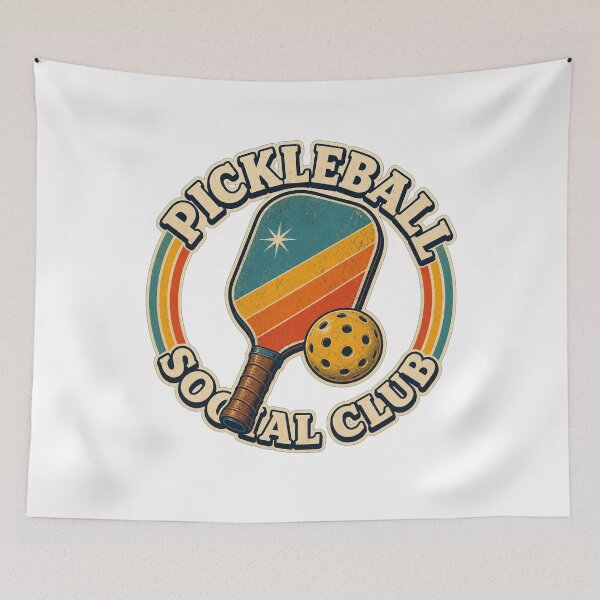 Item preview, Vintage Pickleball Social Club - Retro Sports Aesthetic designed and sold by Atlant11.