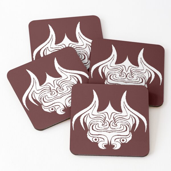 Item preview, Crimson Pixelated Insectoid Tattoo Emblem designed and sold by creatornator5.