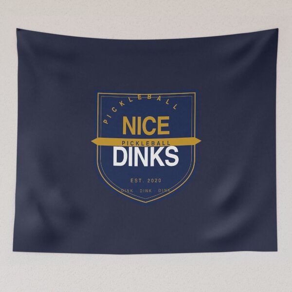 Item preview, Nice Dinks Pickleball Shirt, Retro Shield Badge Tee, Funny Pickleball Gift, Paddle Sports Graphic designed and sold by PickleballPulse.