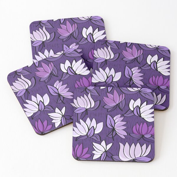 Aperçu de l'œuvre Lotus Zen Pourpre créée et vendue par Enchanted Adventure .