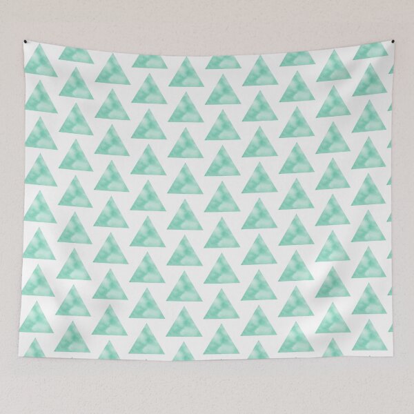 Item preview, Mint Watercolor Triangle designed and sold by Blink Art Studio.