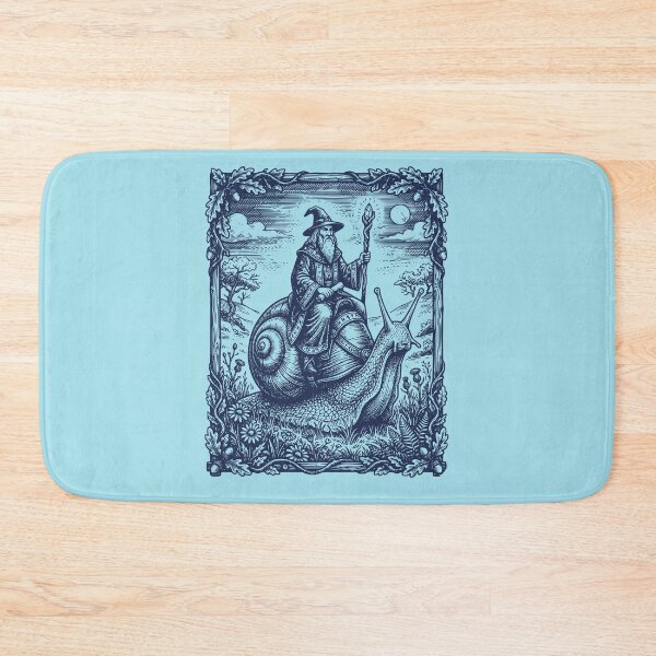 Item preview, Wizard Riding Snail Fantasy designed and sold by d247.