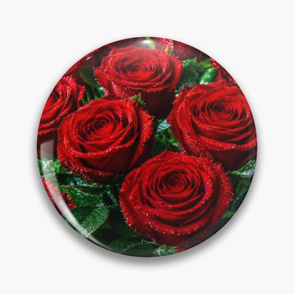 Item preview, Holographic Red Roses 5D Art – Neon Glow Love Bouquet | Luxury Cyber Floral Design designed and sold by Imagetore.