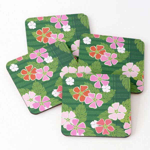 Item preview, Tropical Flowers Pattern designed and sold by Enchanted Adventure .
