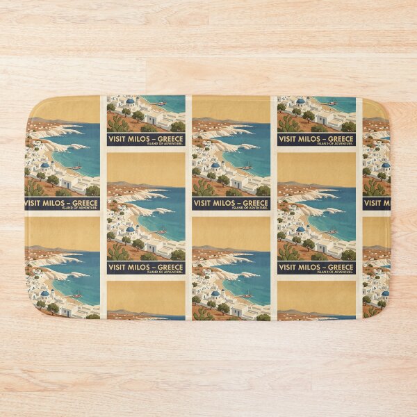 Item preview, Milos Greece, Greek Island Vintage Travel Tourism designed and sold by TravelersGems.