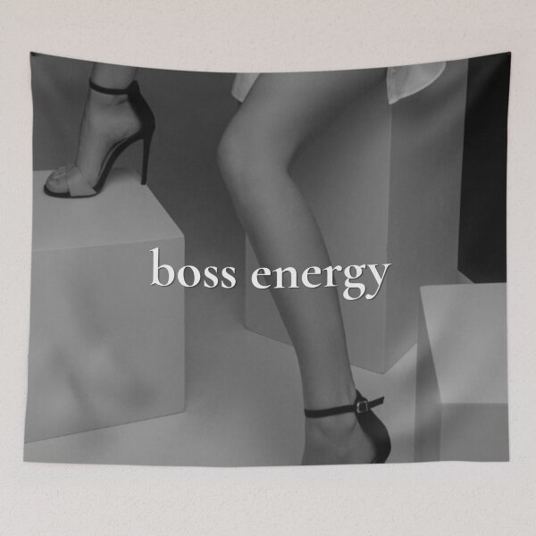 Item preview, Boss Energy | Minimal Feminine Luxury Aesthetic Quote designed and sold by Ve state official.