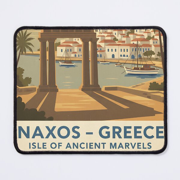 Item preview, Naxos Greece, Greek Island Vintage Travel Tourism designed and sold by TravelersGems.