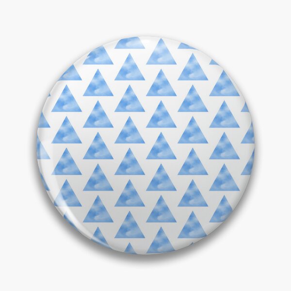 Item preview, Sky Blue Watercolor Triangle designed and sold by Blink Art Studio.