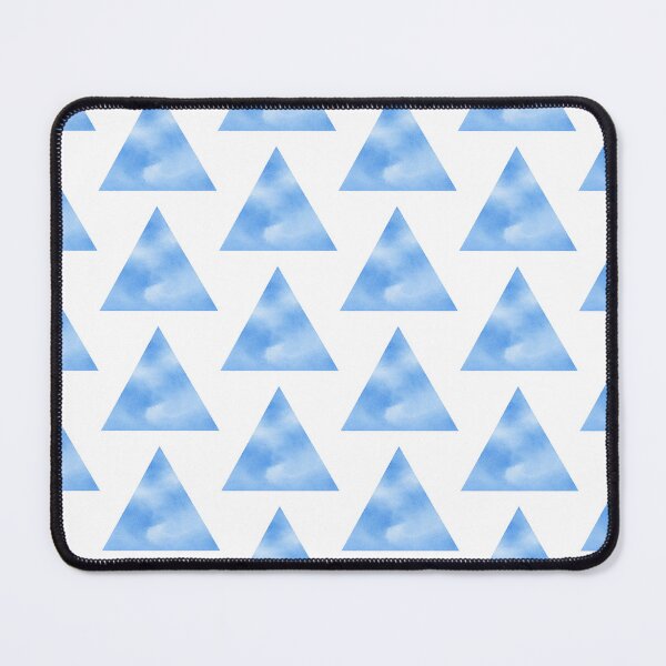 Item preview, Sky Blue Watercolor Triangle designed and sold by Blink Art Studio.
