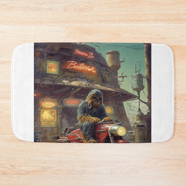 Item preview, BEAST MODE - Funny Wookiee Space Biker Art designed and sold by Modern Nest Art.