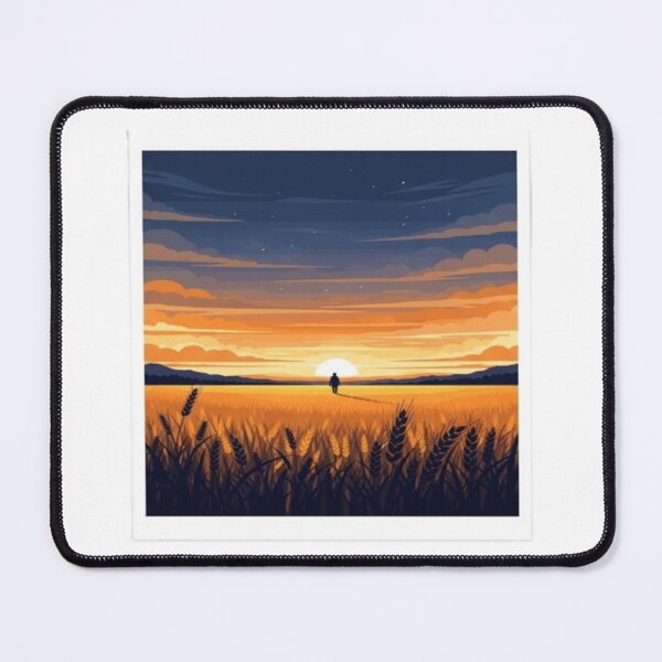 Item preview, Wheat Sunset – Journey of Serenity Design designed and sold by Cristhian Almanza.