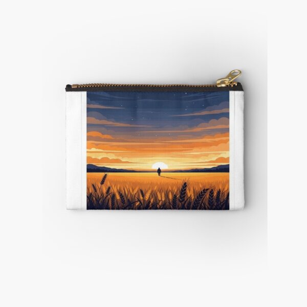 Artikelvorschau, Weizen-Sonnenuntergang – Reise der Gelassenheit (Design) entworfen und verkauft von Cristhian Almanza.