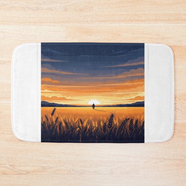 Item preview, Wheat Sunset – Journey of Serenity Design designed and sold by Cristhian Almanza.