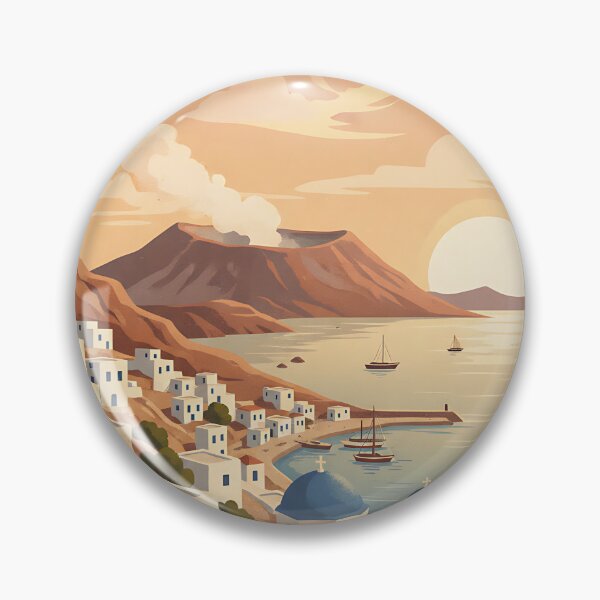 Item preview, Nisyros Greece, Greek Island Vintage Travel Tourism designed and sold by TravelersGems.