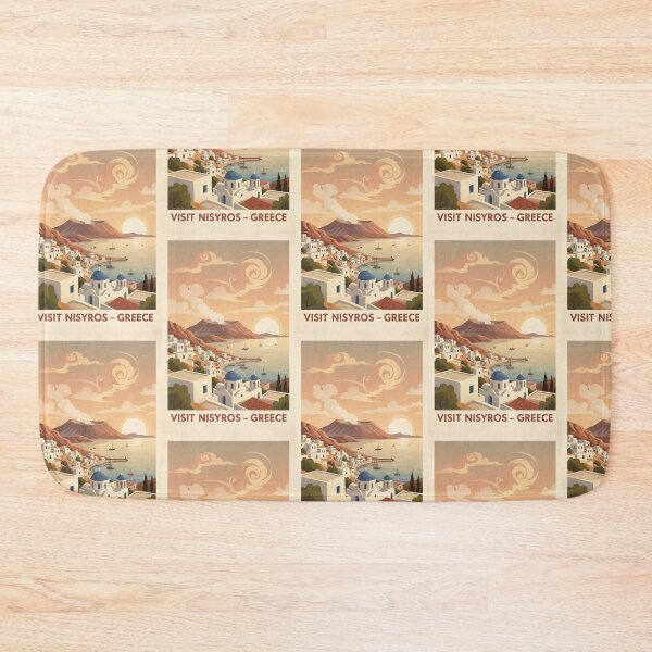 Item preview, Nisyros Greece, Greek Island Vintage Travel Tourism designed and sold by TravelersGems.
