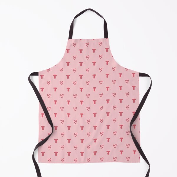Item preview, Monogram Letter T Heart Pattern | Initial T Cute Hearts Pink | Cute Monogram Letter T Hearts | Letter T Pink Hearts Aesthetic | Pastel Pink Initial T Pattern | Girly Pink Letter T Heart Pattern designed and sold by VivaFy.