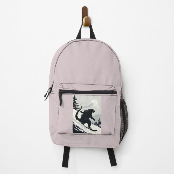 Item preview, Godzilla Snowboarding | Minimalist Nordic Winter Art designed and sold by Syrupulse.