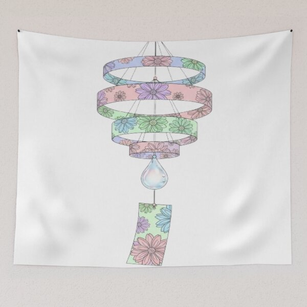 Item preview, Floral Spiral – Wind Chime Serenity Design designed and sold by Cristhian Almanza.