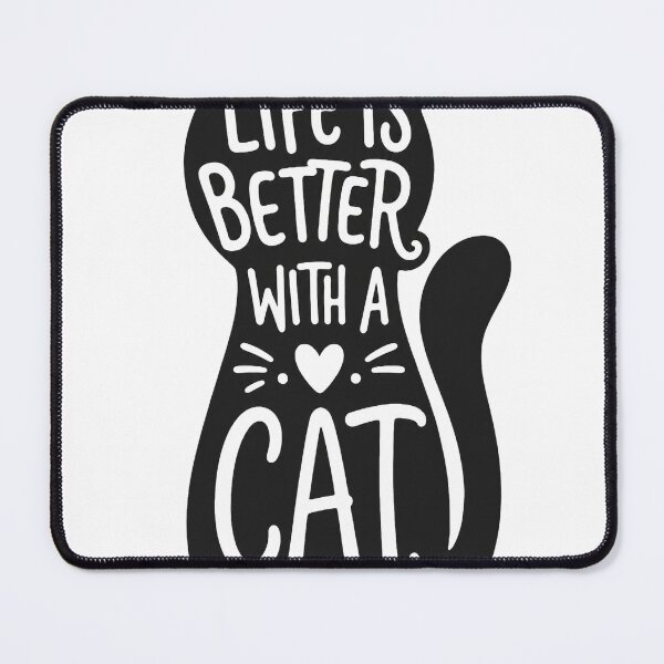 Item preview, Live is better with cats,Unisex t-shirts designed and sold by LinaCreatifs.