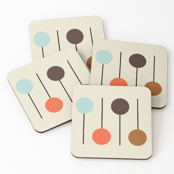Item preview, Mid Century Modern Design (Atomic Cat Collection) designed and sold by Pixels & Paint.
