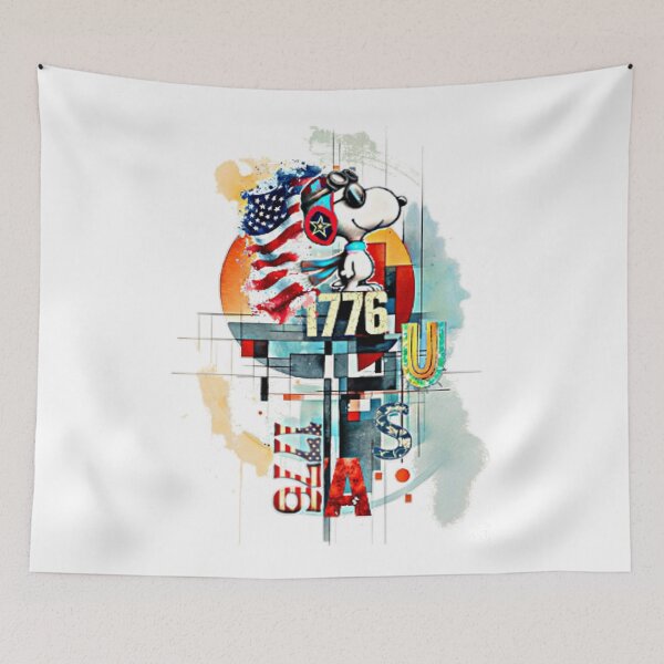 Item preview, Snoopy American Pride Usa designed and sold by Rosa1977.