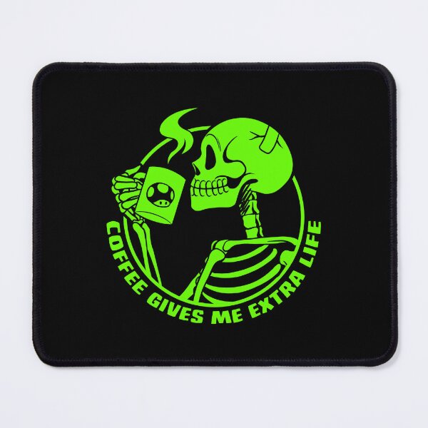 Item preview, Coffee Gives Me Extra Life Skeleton designed and sold by Tobe Fonseca®.