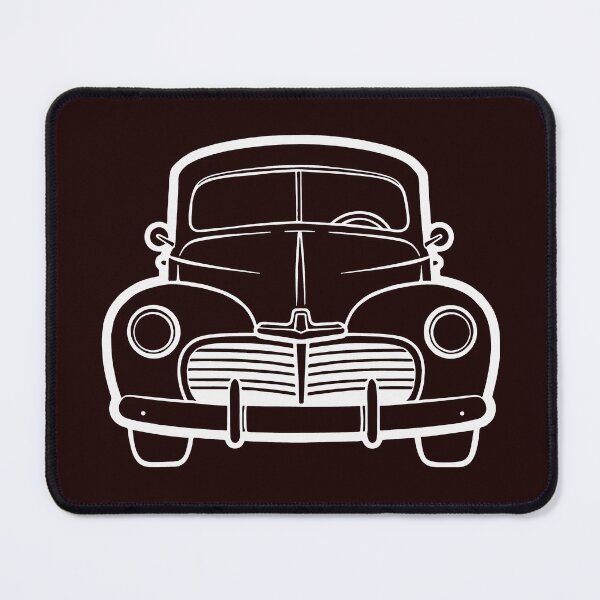 Item preview, Retro Pickup Truck Front View Vintage Outline Design designed and sold by ArtPer-design.