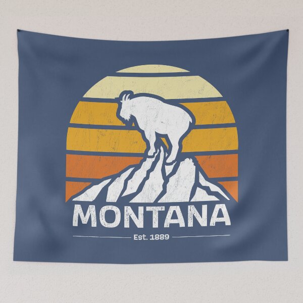 Item preview, Montana Mountain Goat designed and sold by Five on Five Designs.