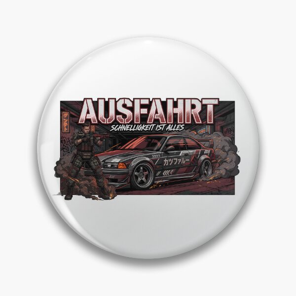 Item preview, AUSFAHRT Tactical Drift – German Street Racing Anime Car Graphic designed and sold by RvinJo8.