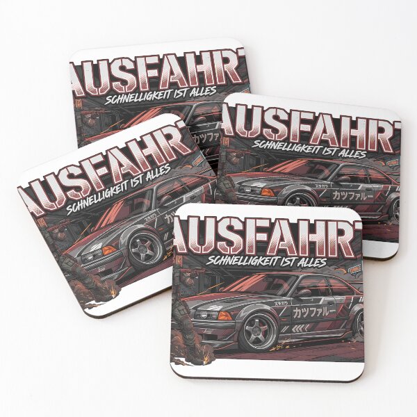 Item preview, AUSFAHRT Tactical Drift – German Street Racing Anime Car Graphic designed and sold by RvinJo8.