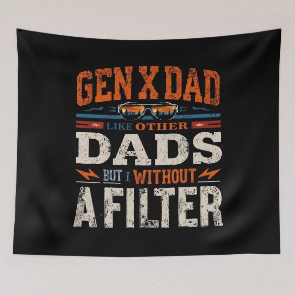 Item preview, Gen X Dad Like Other Dads But Without A Filter Vintage Retro Design designed and sold by bilal sibgui.