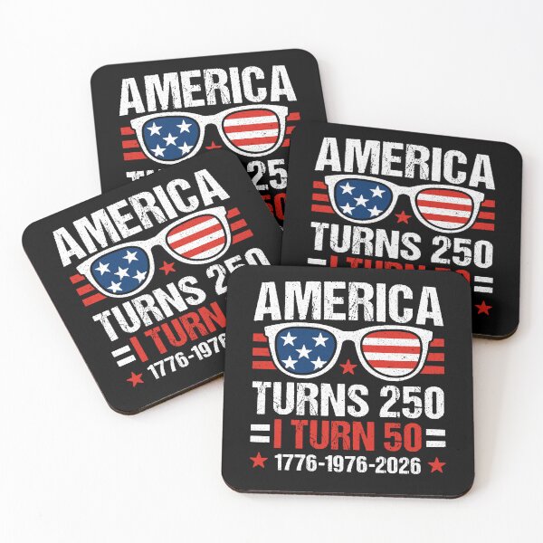 Item preview, America Turns 250 I Turn 50 1976 50th Birthday 4th Of July Patriotic USA 250th Anniversary designed and sold by gunaone-design.