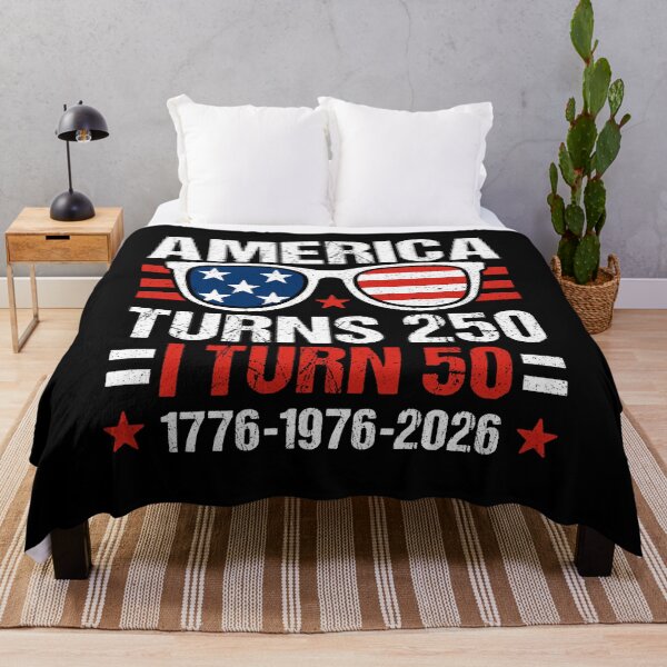 Item preview, America Turns 250 I Turn 50 1976 50th Birthday 4th Of July Patriotic USA 250th Anniversary designed and sold by gunaone-design.