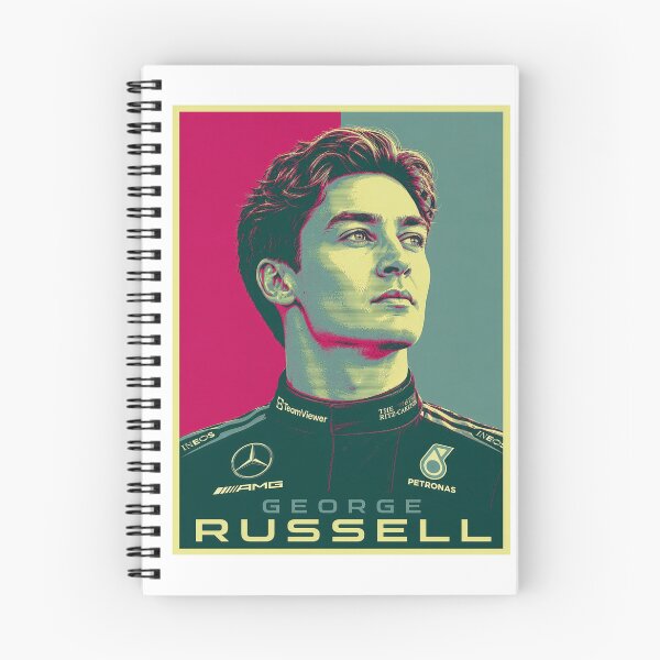 Item preview, George Russell Mercedes Formula 1 Pop Art Poster designed and sold by aloefx.