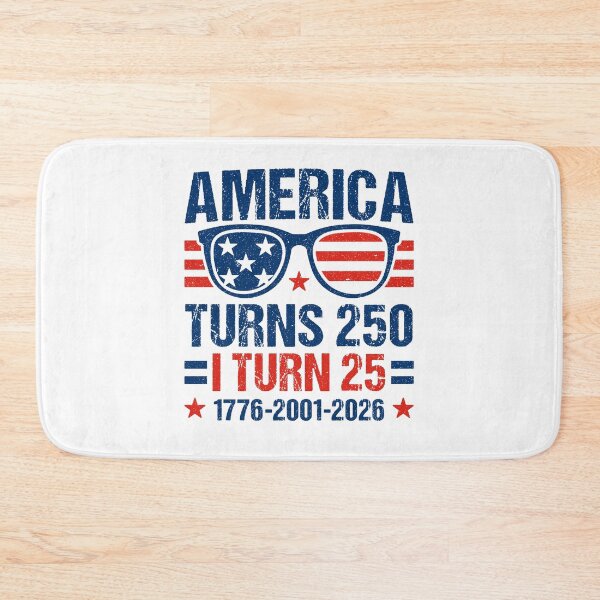 Item preview, America Turns 250 I Turn 25 2001 25th Birthday 4th Of July USA 250th Anniversary designed and sold by gunaone-design.