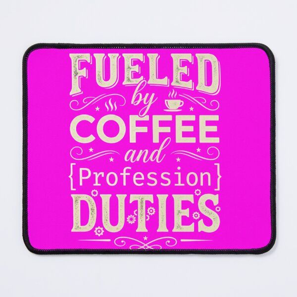 Item preview, Fueled By Coffee And Duties T_shirt  designed and sold by happyshirt27.