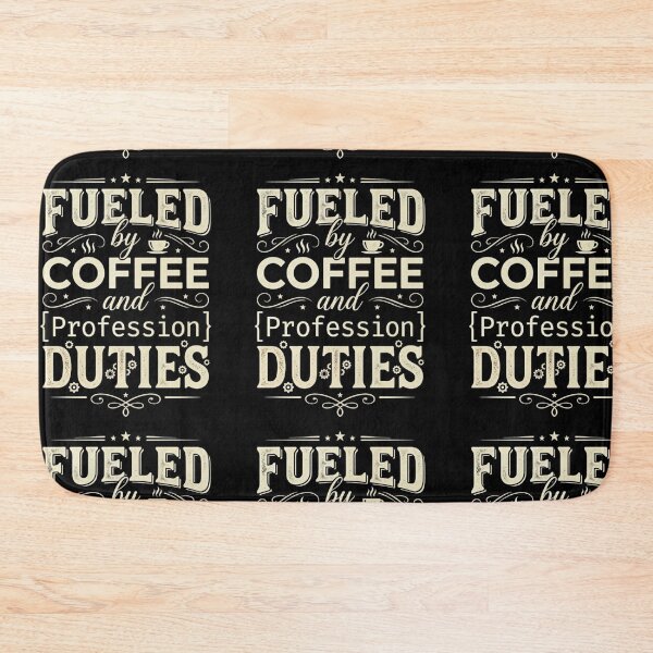 Item preview, Fueled By Coffee And Duties T_shirt  designed and sold by happyshirt27.